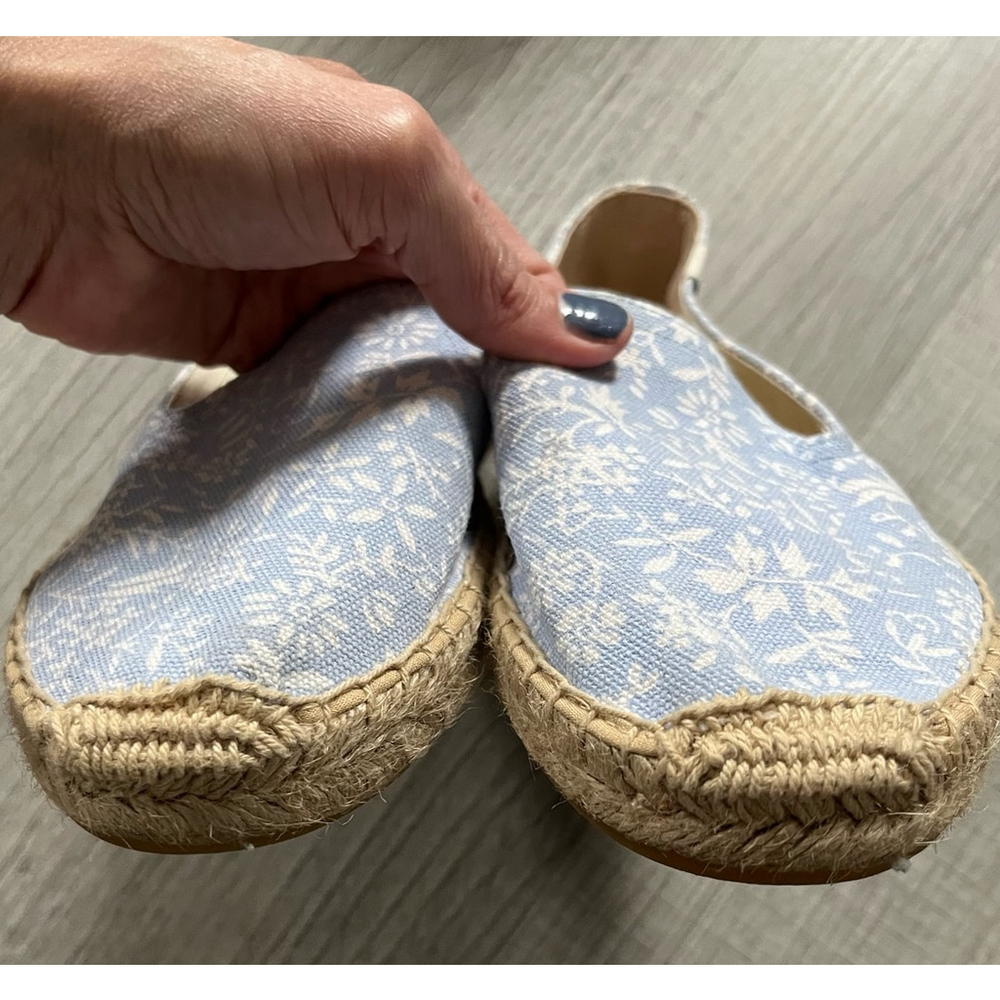 Soludos blue bonnet espadrille shoes size 8.5 - Picture 8 of 12